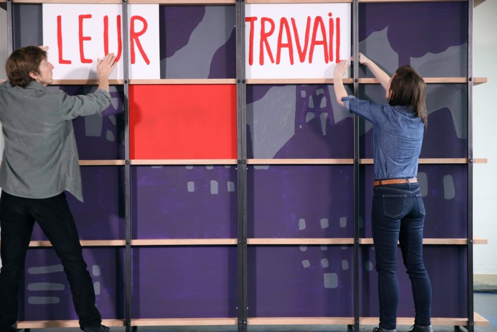 Longueur d'ondes, mise en scène de Bérangère Vantusso, mise en images de Paul Cox © Jean-Marc Lobbé - Théâtre de Sartrouville